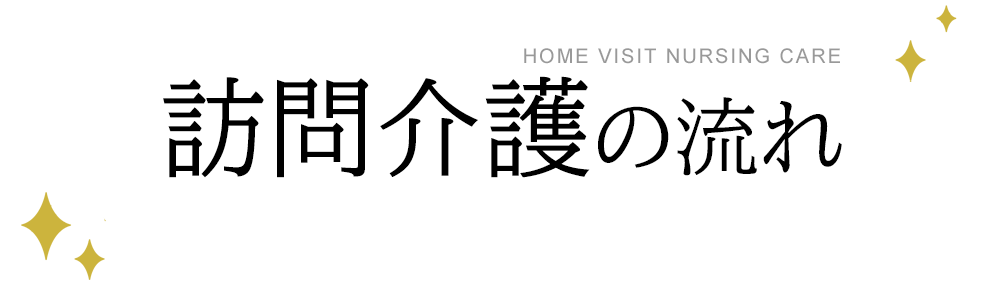 訪問介護の流れ